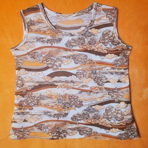 Vintage Abstract Town Tank
